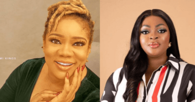 “I Will Classify You As A Zombie Without Conscience” Actress, Opeyemi Aiyeola Bombs Eniola Badmus (pic)