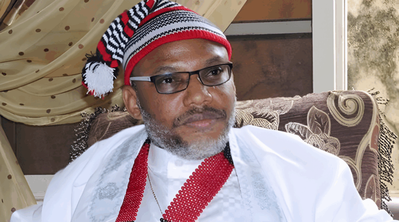 “We Arrested Nnamdi Kanu With One Woman In A Hotel”, FG Calls First Witness